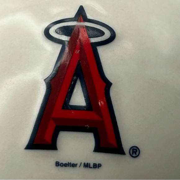 2013 BOELTER BRAND ANGELS CUP MUG BASEBALL DESIGN RED WHITE 3-3/4”TALL - Picture 8 of 9